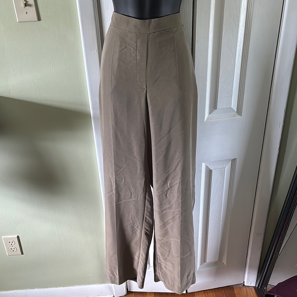 Mango Modal Suit Trousers High-Waisted Pants
